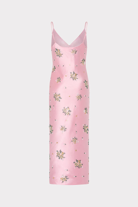 Rae Embroidered Midi Dress