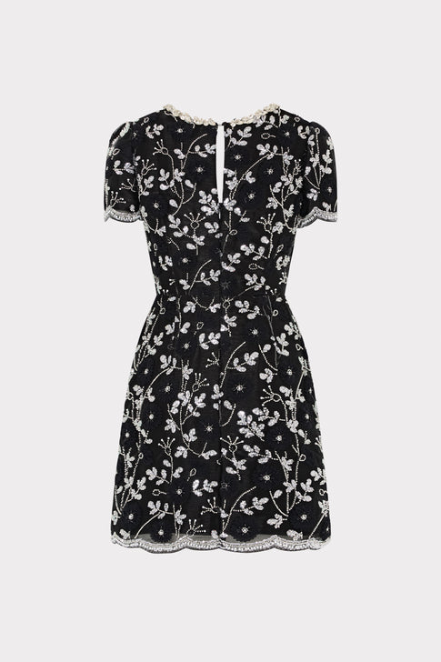Daisy Silver Star Sequin Dress Black/Silver Image 4 of 4