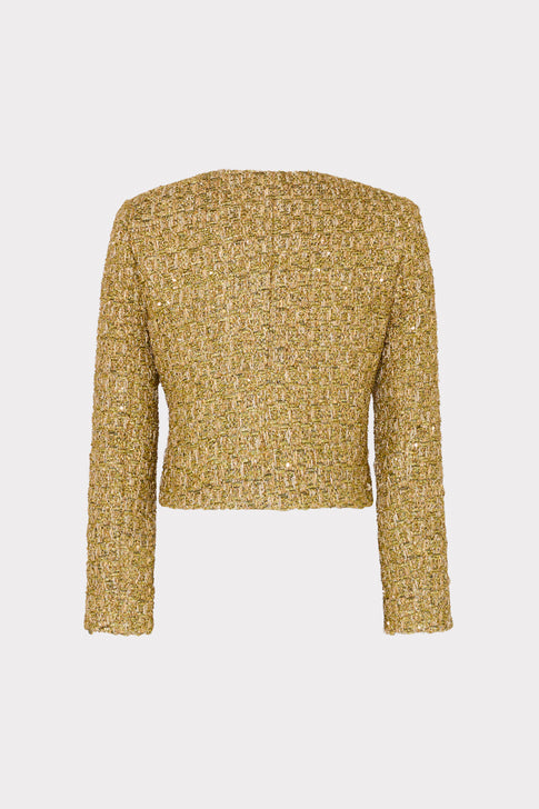 Pheobe Metallic Tweed Jacket