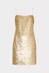 Milly Colette Dot Sequin Mini Dress