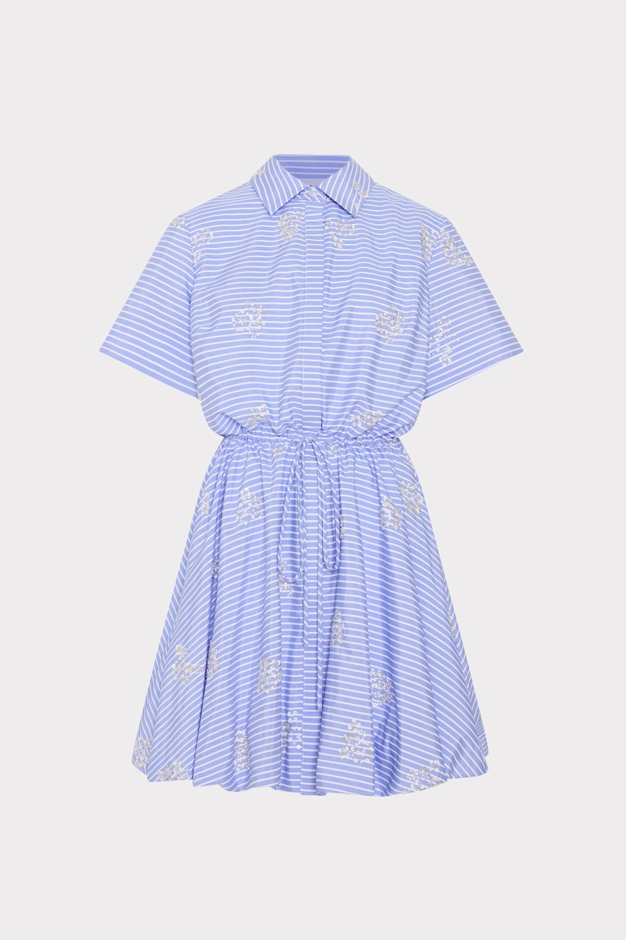 Milly Willa Beaded Mini Dress - Blue/white Milly Willa Beaded Mini Dress - Blue/white