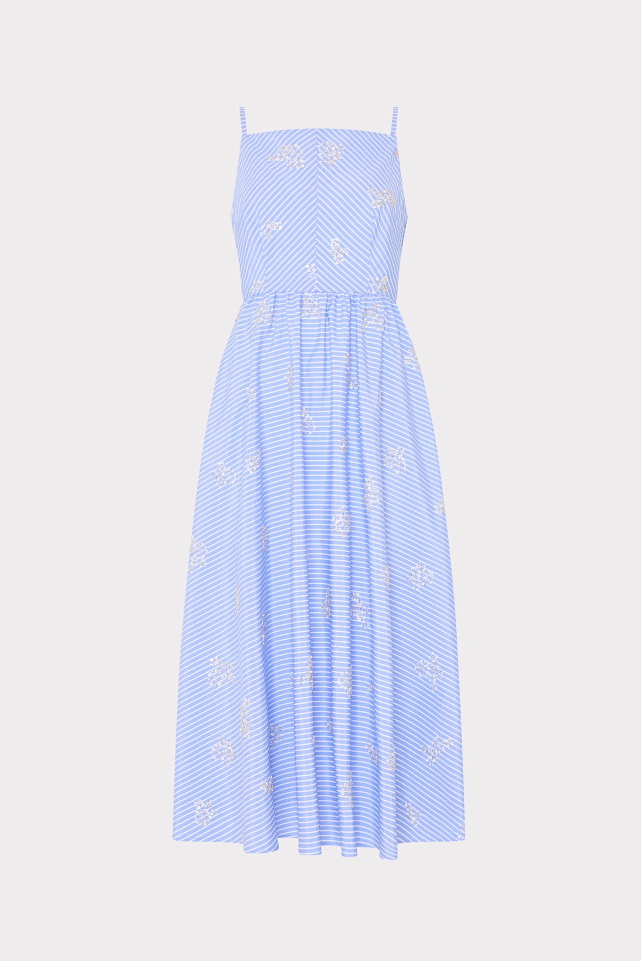 Milly Women's Emily Beaded Dress - Blue - Size 6 - Blue/White Milly Women's Emily Beaded Dress - Blue - Size 6 - Blue/White