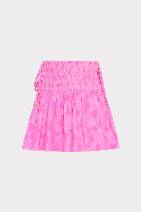 Wendy Lurex Jacquard Shorts Pink Image 1 of 5