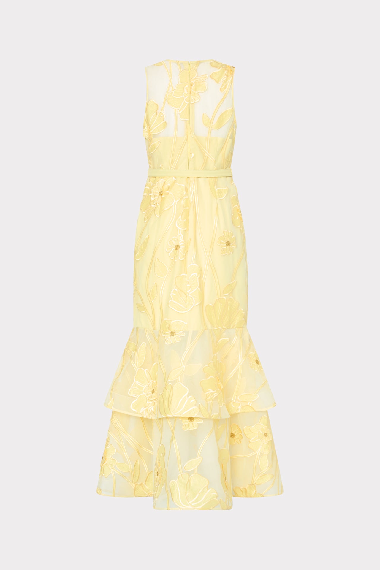Anna Grand Fleur Dress In Lemon | Milly Anna Grand Fleur Dress In Lemon | Milly