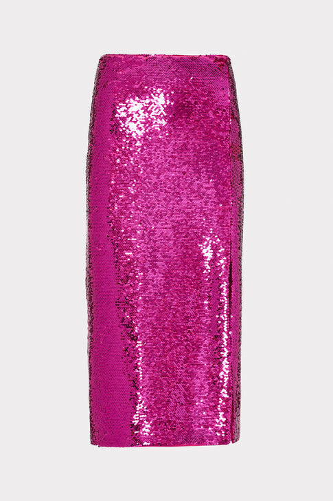 Santanna 3D Sequins Skirt Pink Image 1 of 4