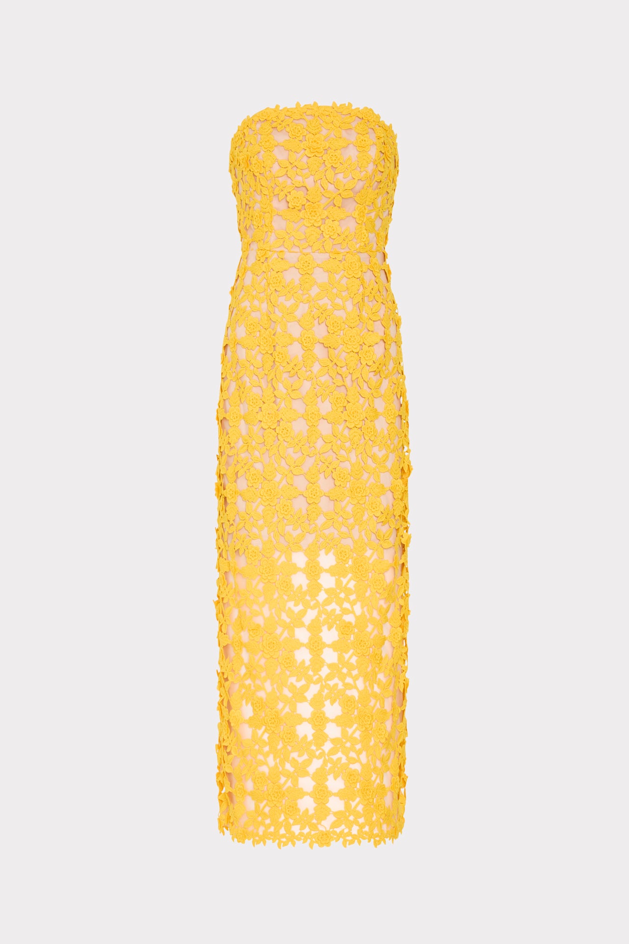 Kait Crochet Lace Dress - Yellow Kait Crochet Lace Dress - Yellow