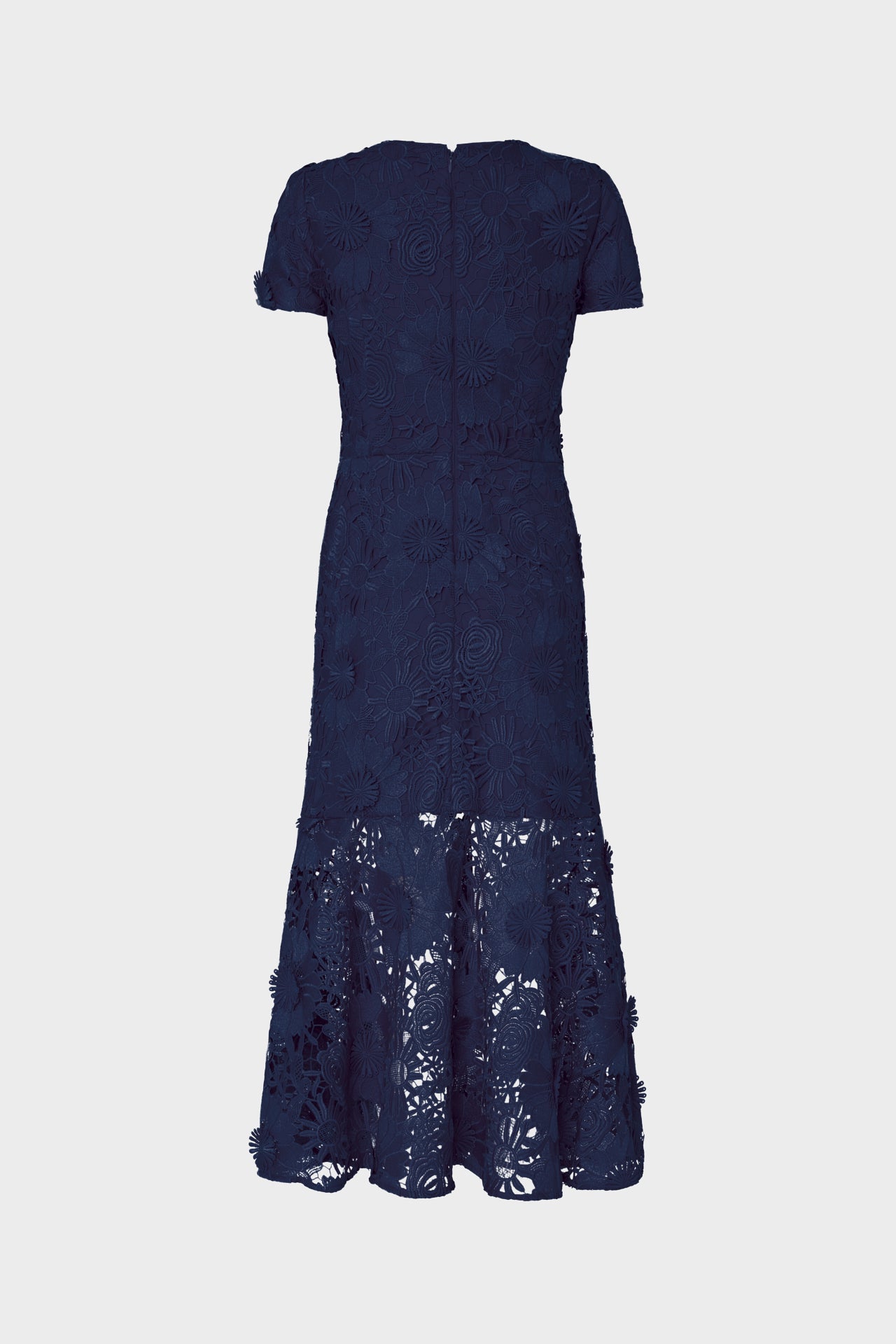 Tahlia Embroidered Floral Lace Dress in Navy Blue | MILLY Tahlia Embroidered Floral Lace Dress in Navy Blue | MILLY