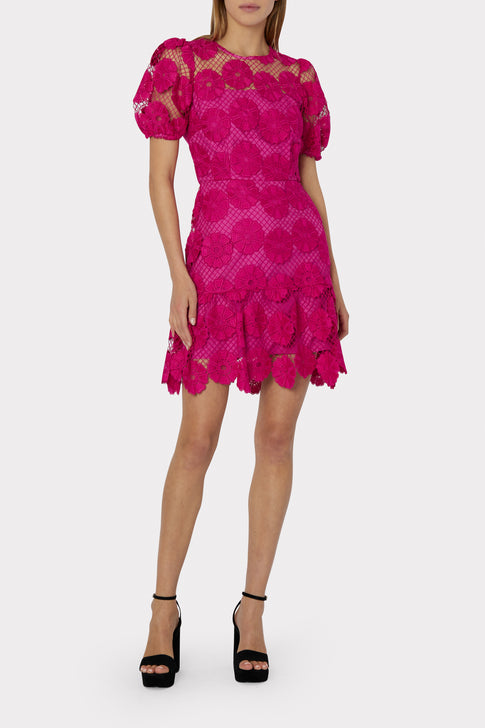 Yasmin Daisy Lace Dress Milly Pink Image 2 of 4