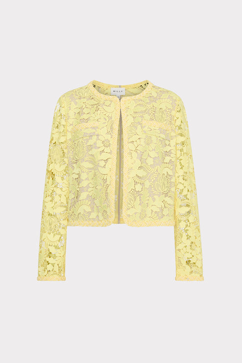 3D Garden Lace Jacket Yellow Image 1 of 4