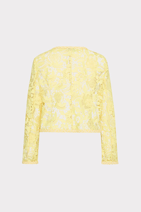 3D Garden Lace Jacket Yellow Image 4 of 4