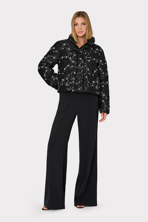 Hayes Cropped Beaded Puffer