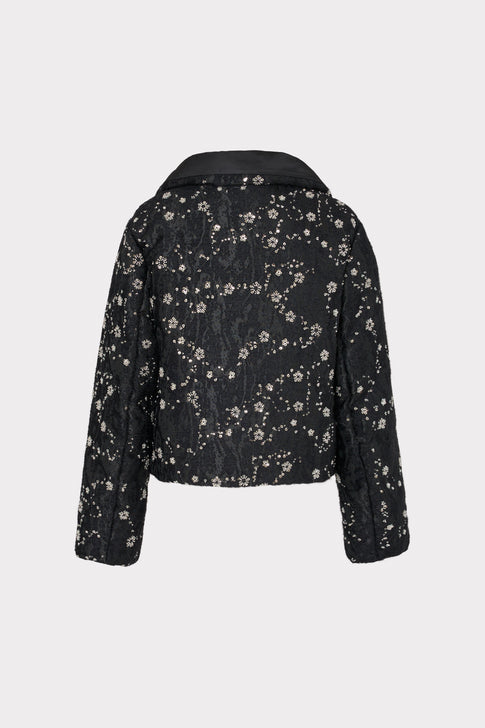 Hayes Cropped Beaded Puffer
