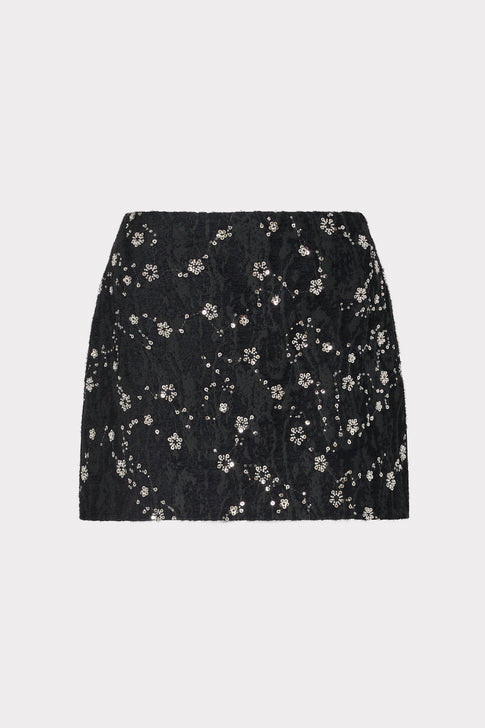 Modern Mini Beaded Skirt