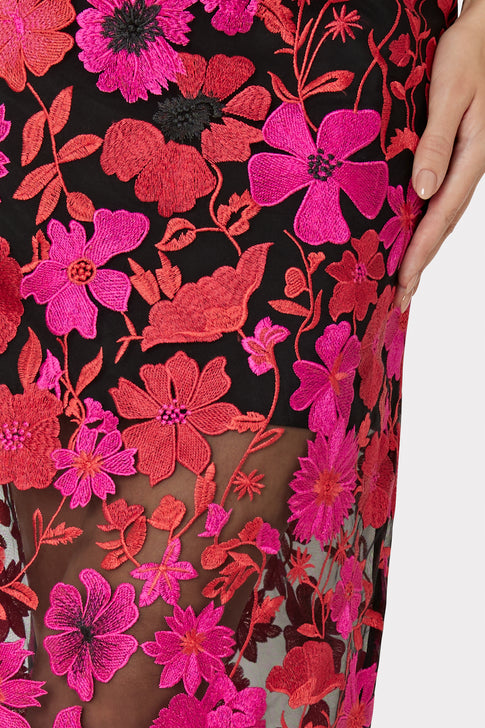 Kait Floral Embroidered Dress