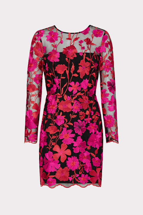 Scottie Floral Embroidered Dress
