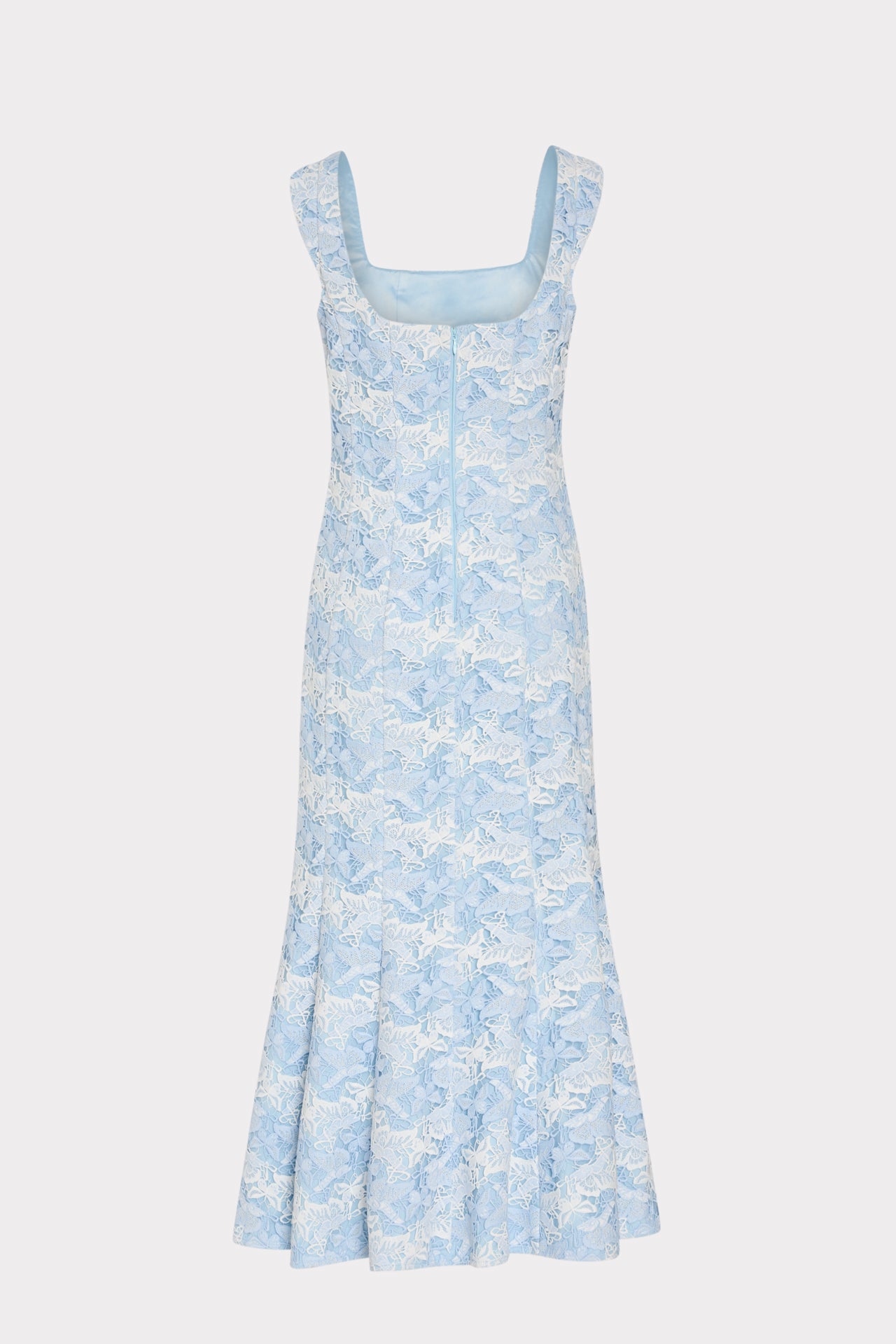 milly blue lace dress Yasmin Butterfly Lace Dress in White/Blue