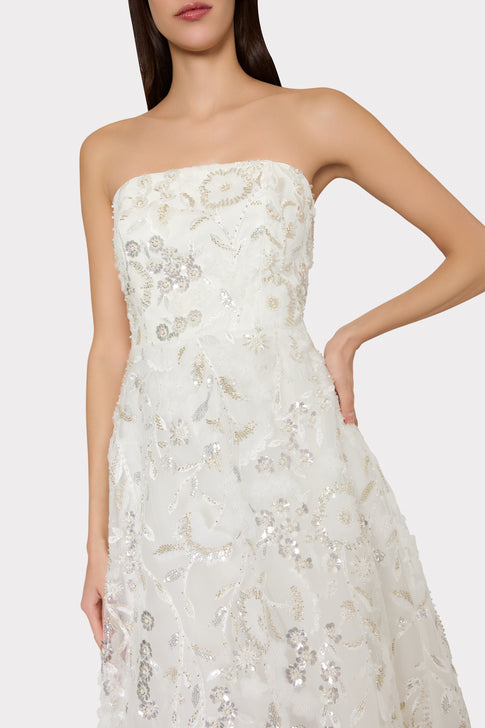 Petunia Beaded Dream Sequins Gown