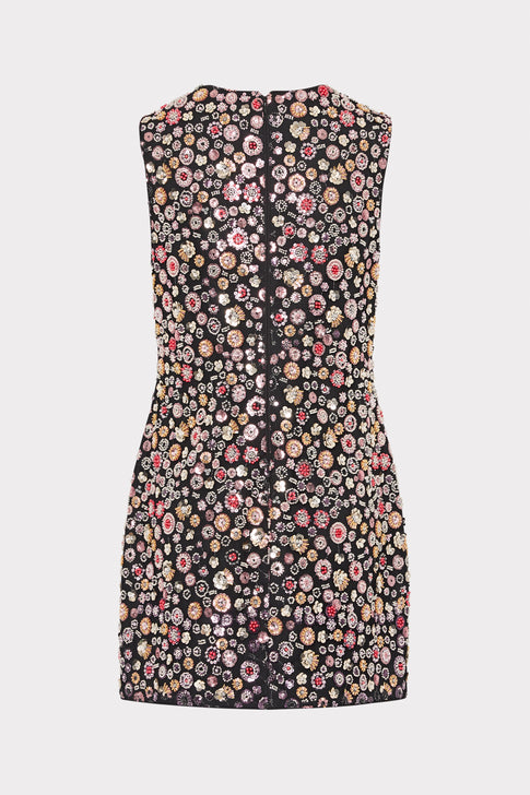 Ivette Gem Embellished Dress Black Multi Image 5 of 5