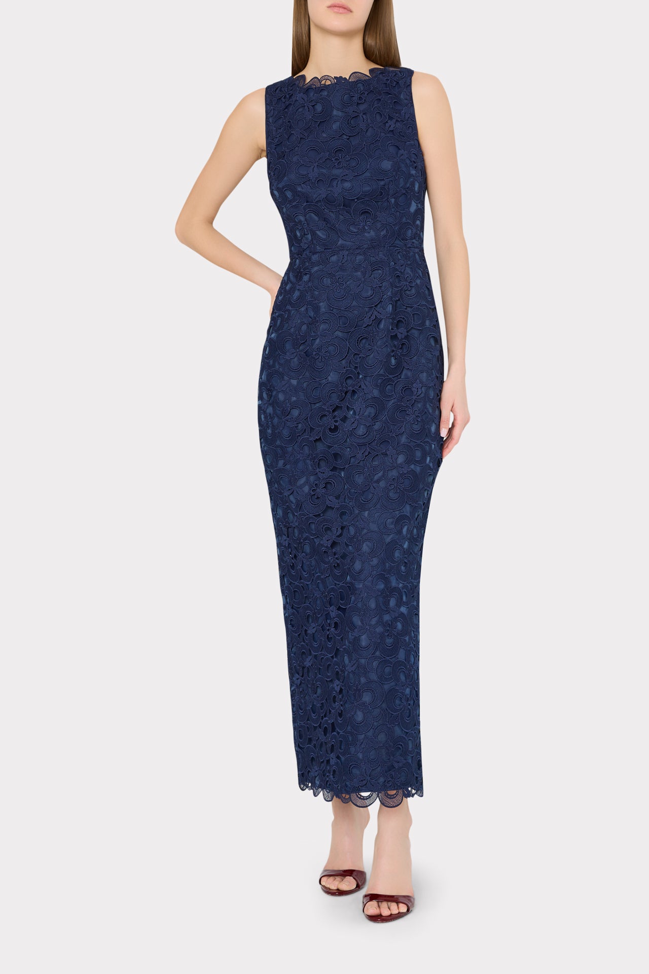 princess polly baby blue dress Navy Blue Backless Bodycon Dress main image 0