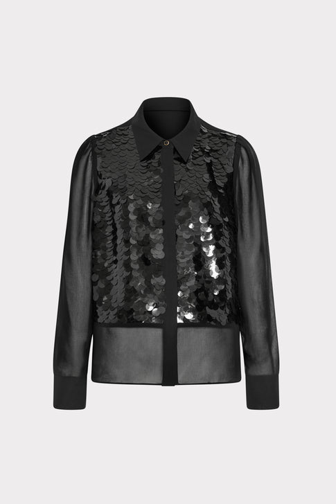 Maeve Paillette Top