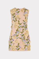 ivy embroidered sequin mini dress Milly Ivette Floral-Embroidered Sequin Mini Dress
