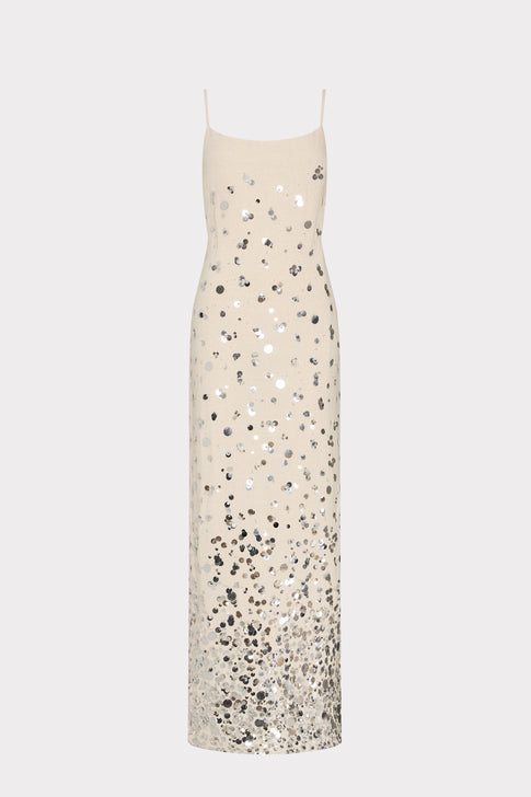 Lily Sequin Linen Dress