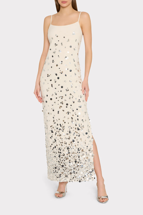 Lily Sequin Linen Dress