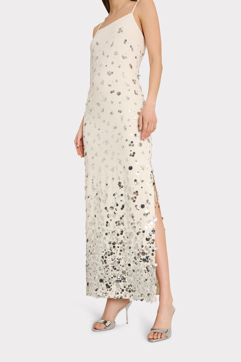 Lily Sequin Linen Dress
