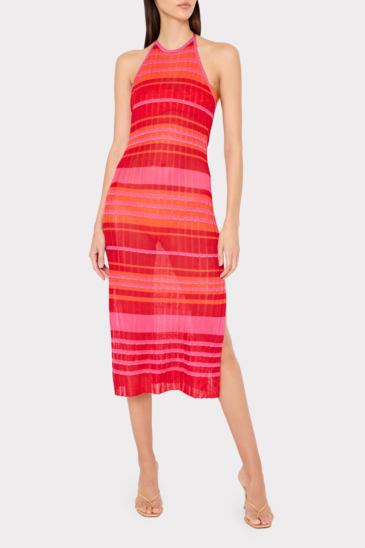 Variegated Stripe Dress Variegated Stripe Dress