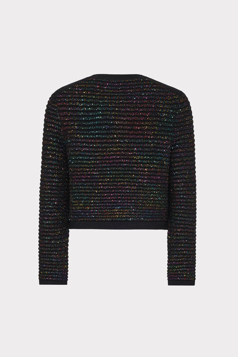 Sequin Textured Cardigan Multi Image 4 of 4