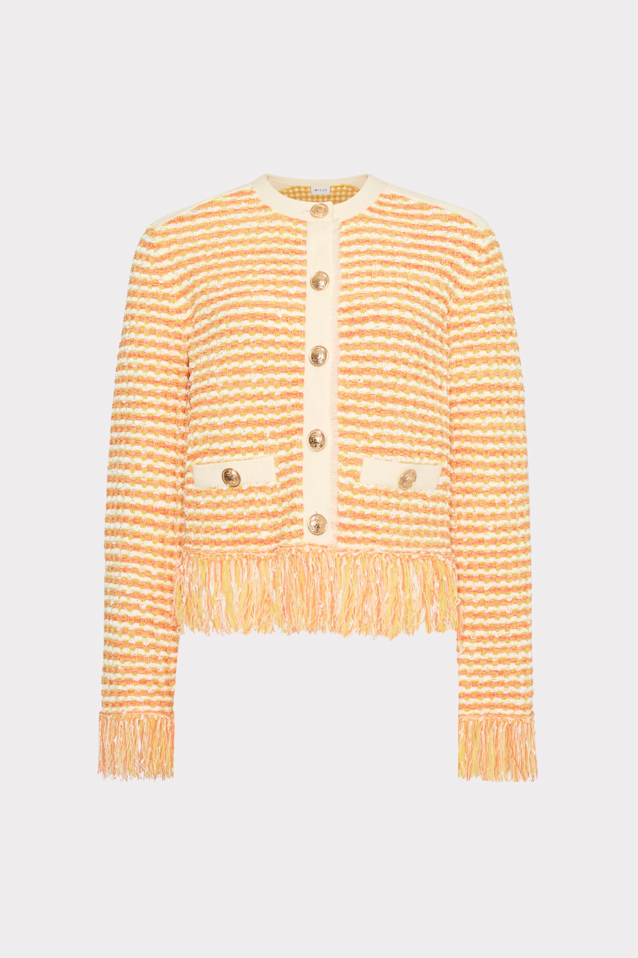 トップス AMERI MEDI MIX PATTERN FRINGE GILLET AMERI MEDI MIX PATTERN FRINGE GILLET トップス
