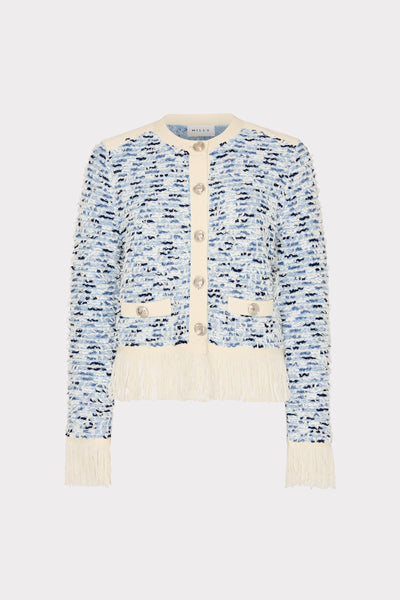ジャケット・アウター fringe volume cardigan WHBM_FAL3_2023_Fringe Belted