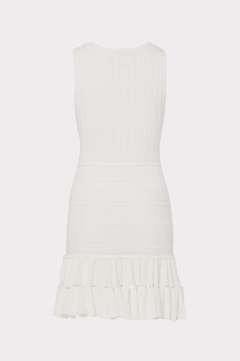 Pepper Knit Ruffle Mini Dress