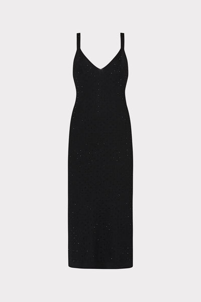 Rhinestone Knit Cami Midi Dress