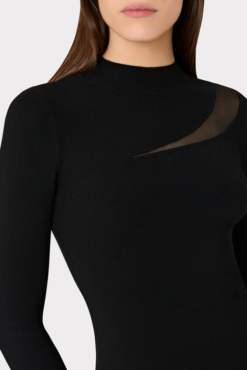 Ren Sheer Cut Out Mini Dress
