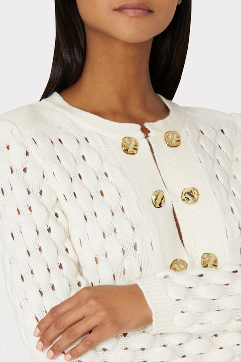 3D Textured Cardigan