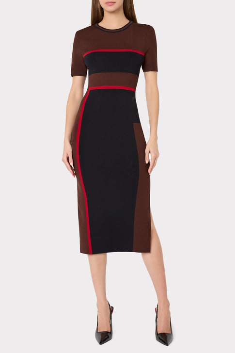 Shohona Colorblock Knit Dress