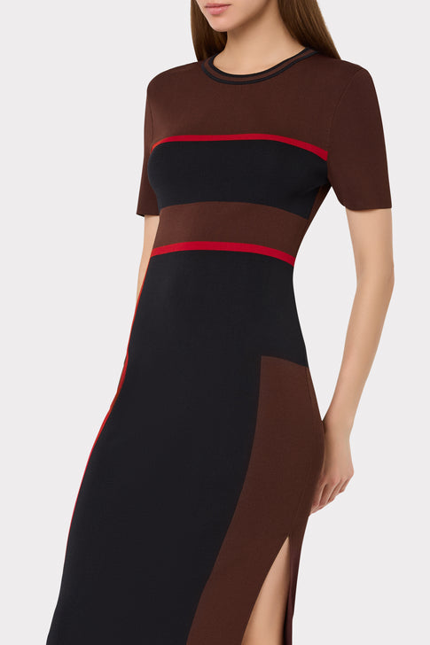 Shohona Colorblock Knit Dress