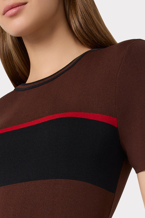 Shohona Colorblock Knit Dress