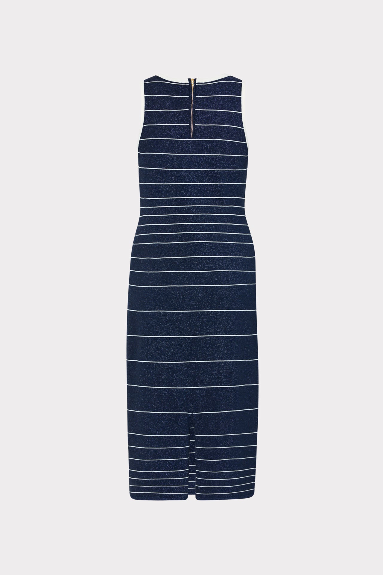 Milly Women's Mari Stripe Midi-Dress - Navy White