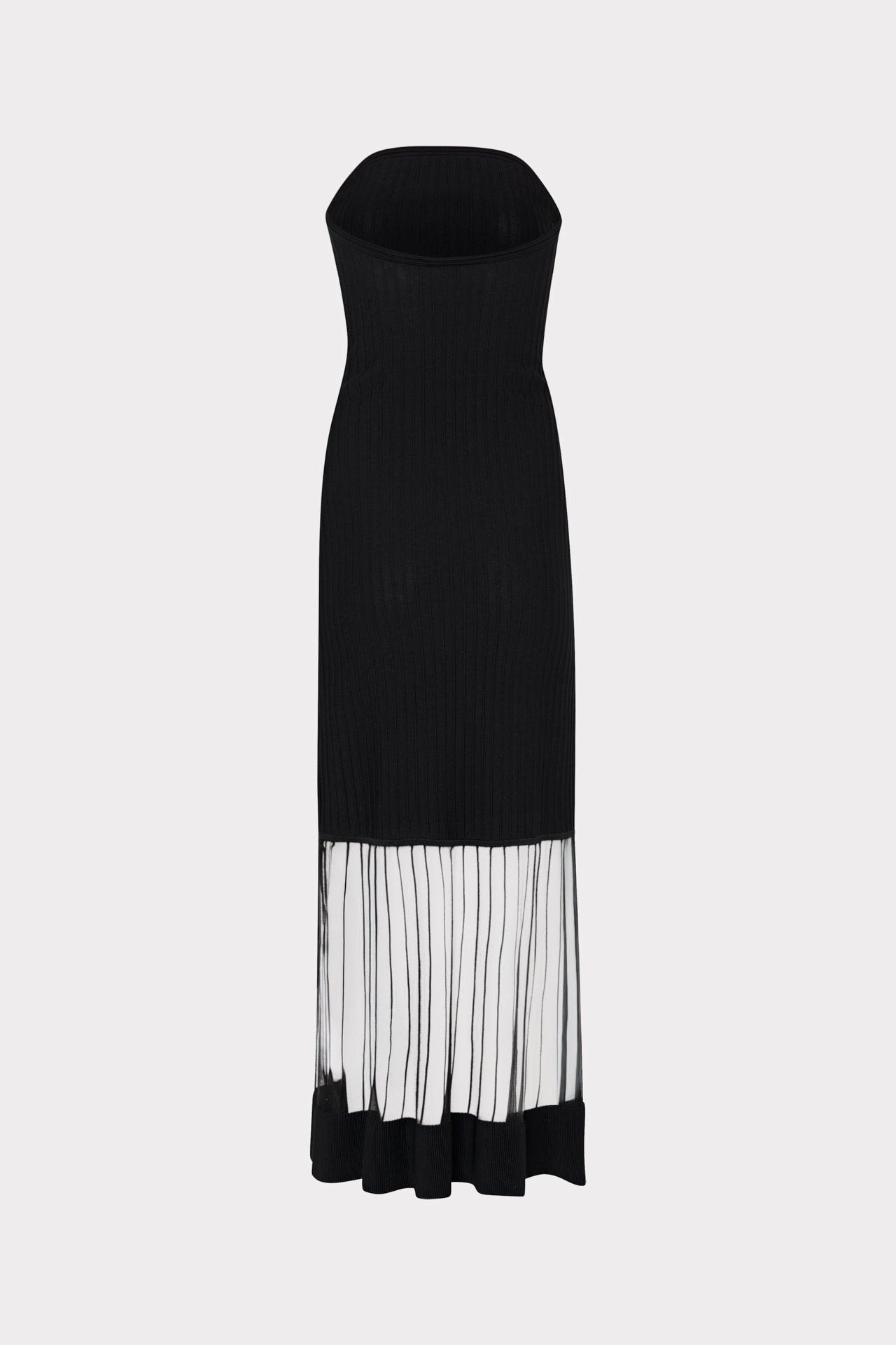 Dani Strapless Midi Dress in Black | MILLY Dani Strapless Midi Dress in Black | MILLY