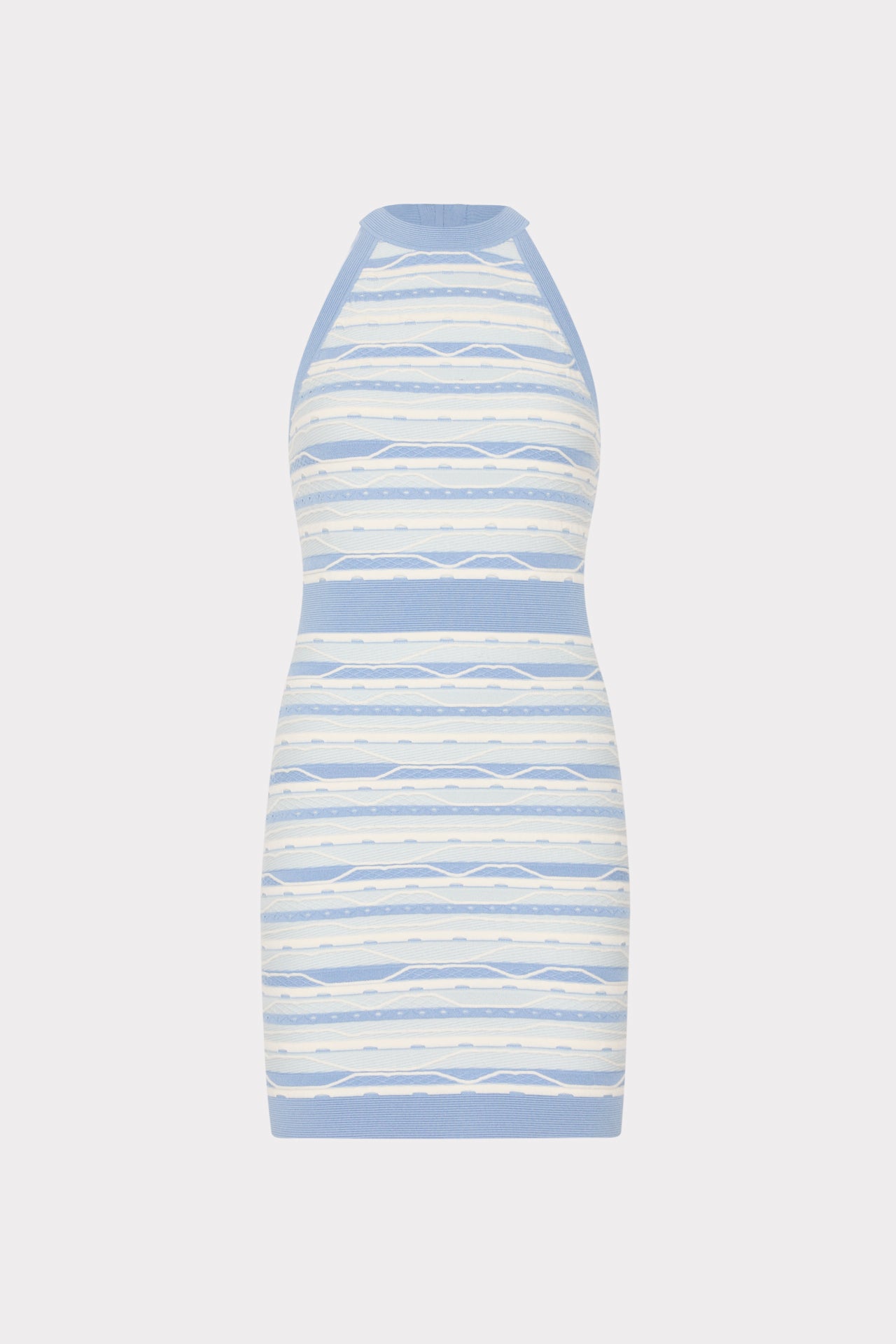 Sadie Stripe Mini Dress in Blue Multi | MILLY