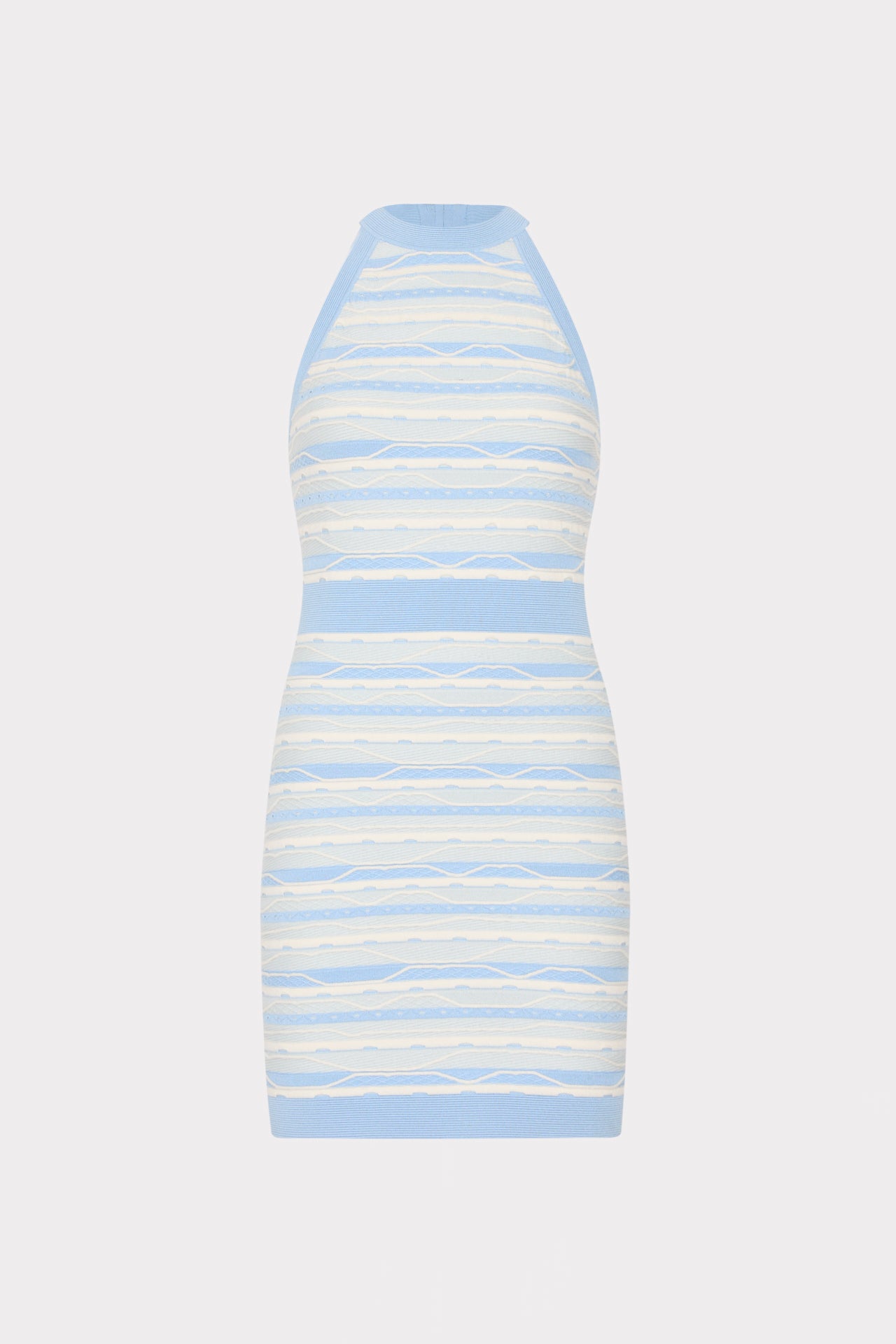 Sadie Stripe Mini Dress in Blue Multi | MILLY