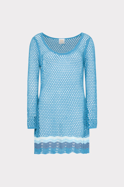 white christmas dresses SAME Keyhole Crochet Dress | Black main image 1