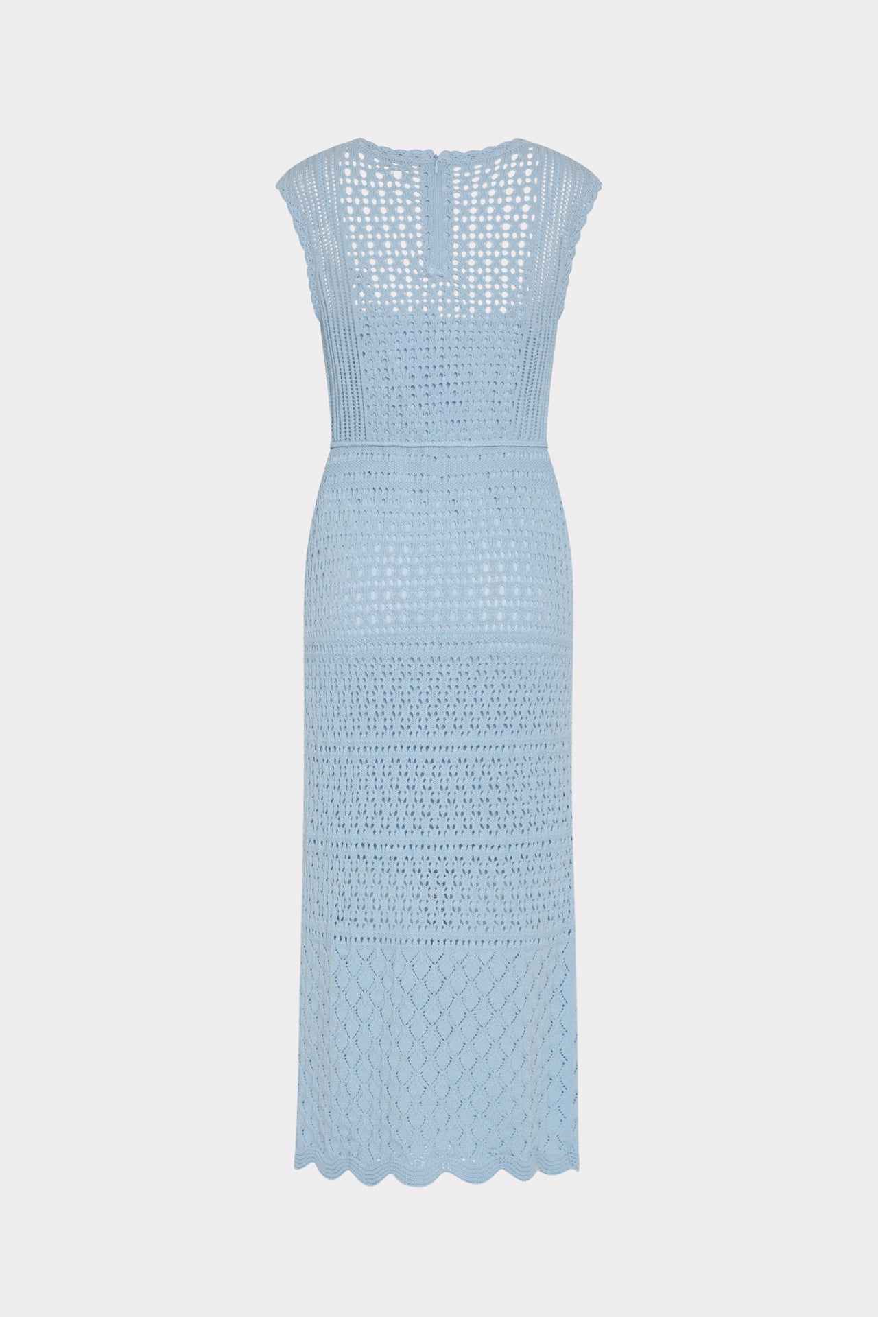 MILLY Kai Crochet Midi Dress Petite