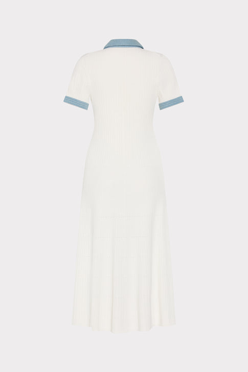Maris Knit Midi Dress Ecru / S