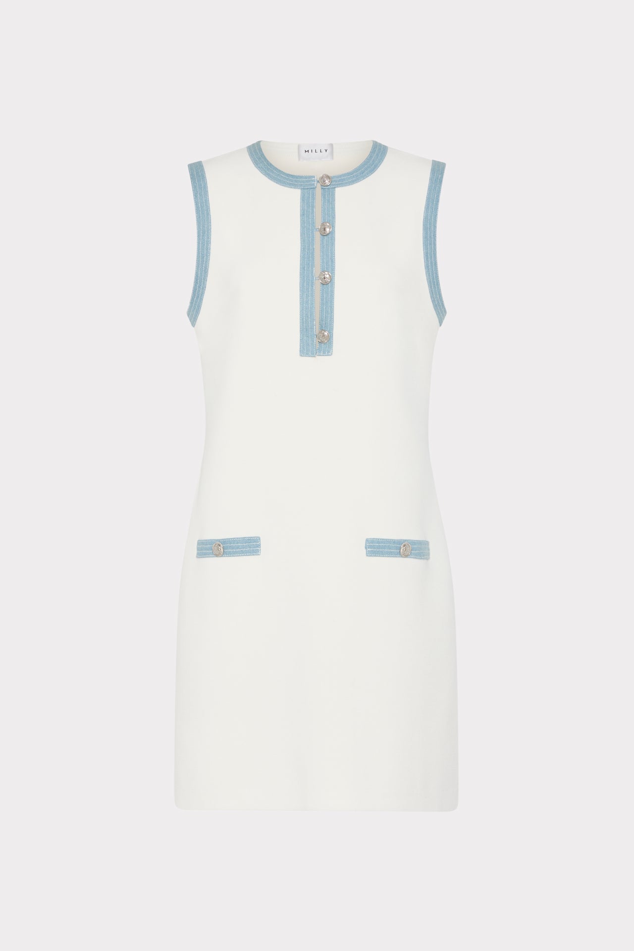 Marlow Knit Mini Dress Ecru / XL
