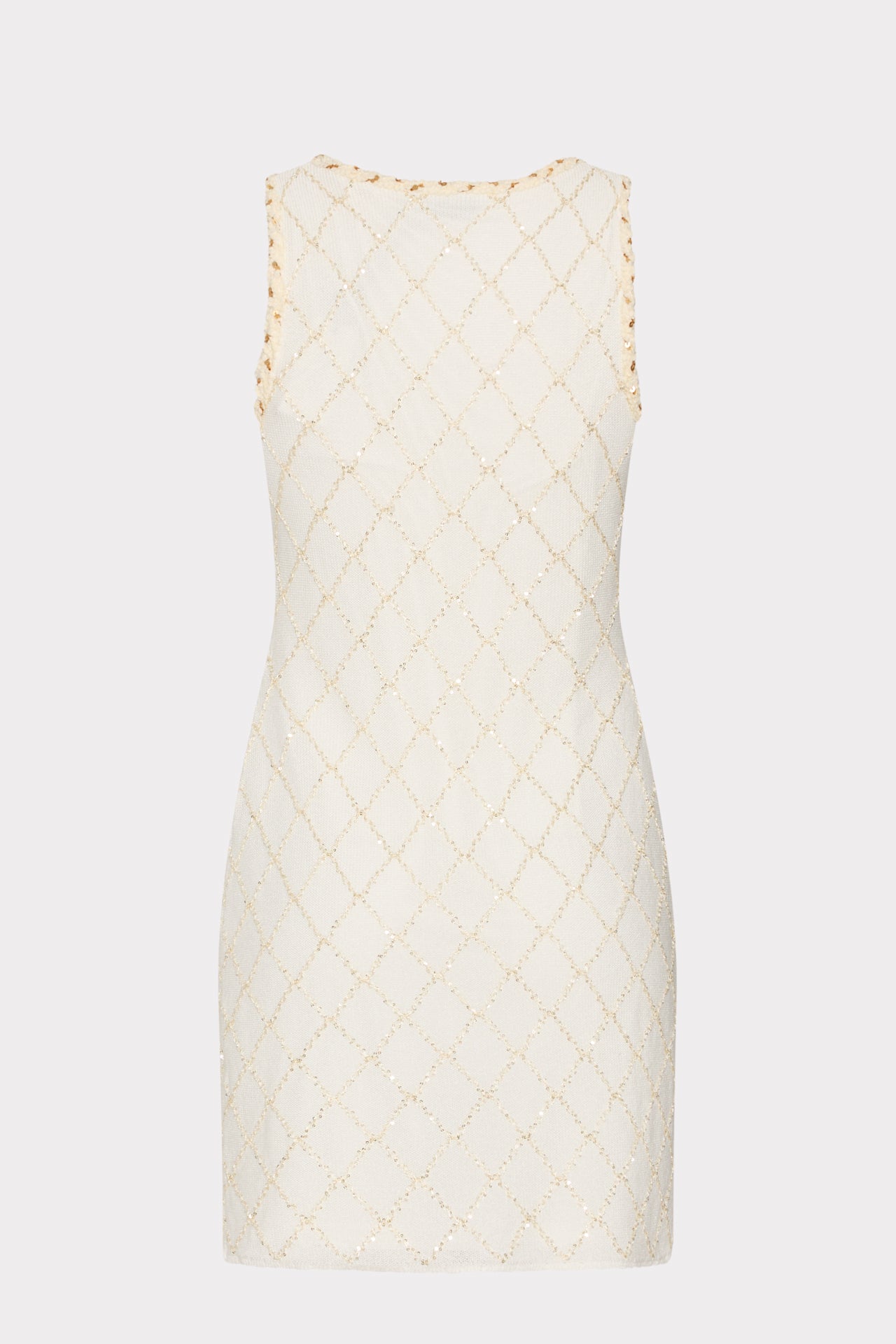 white knit mini dress Marci Knit Mini Dress in Off White