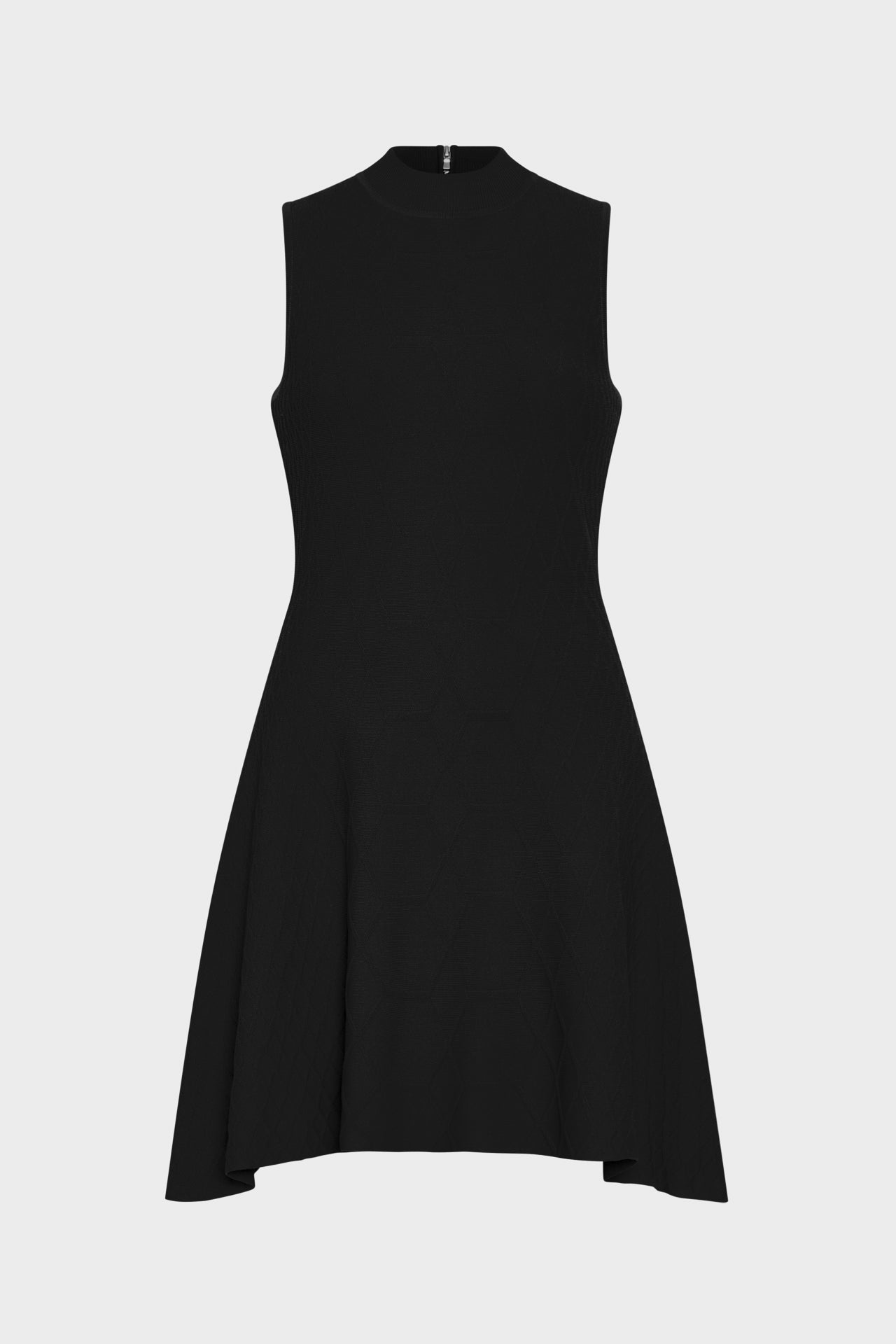 Riley Knit Mini Dress in Black