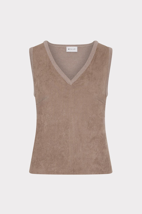 Iva Suede Knit Top